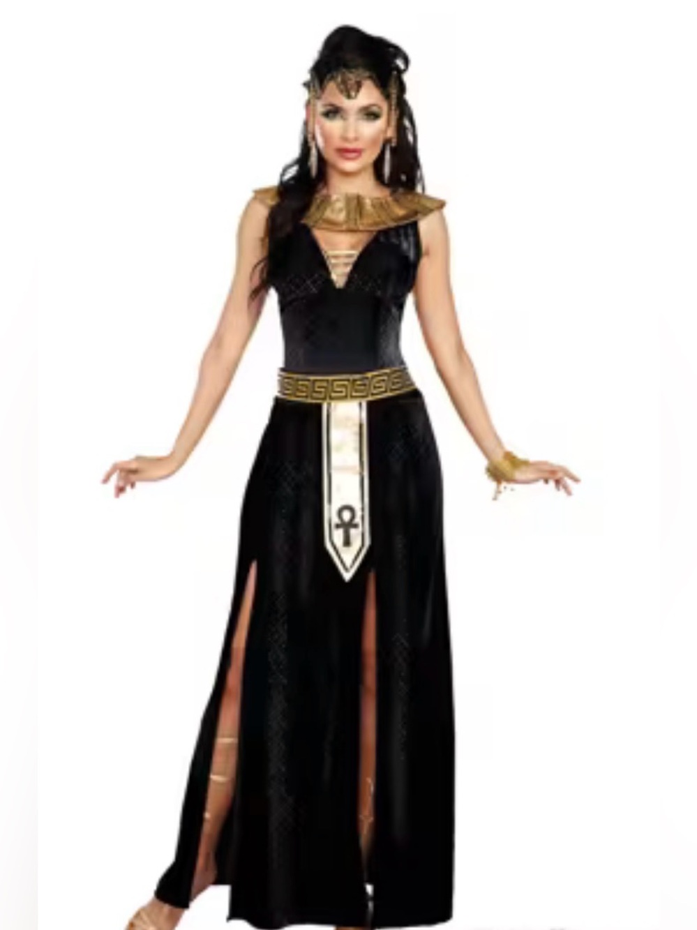 Spirit Black and Gold Egyptian cleopatra Costume